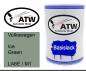 Preview: Volkswagen, Ice Green, LA6E / M1: 500ml Lackdose, von ATW Autoteile West.